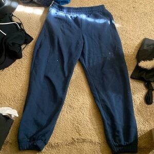Navy blue sweats-size M